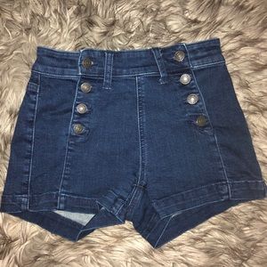 AE high waisted sailor shorts